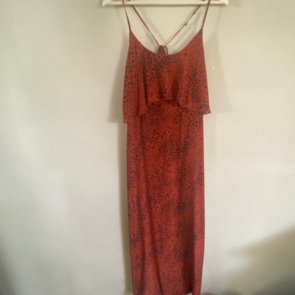 NWT YA Los Angeles Sleeveless Print Maxi Dress Size Large - Picture 15 of 15